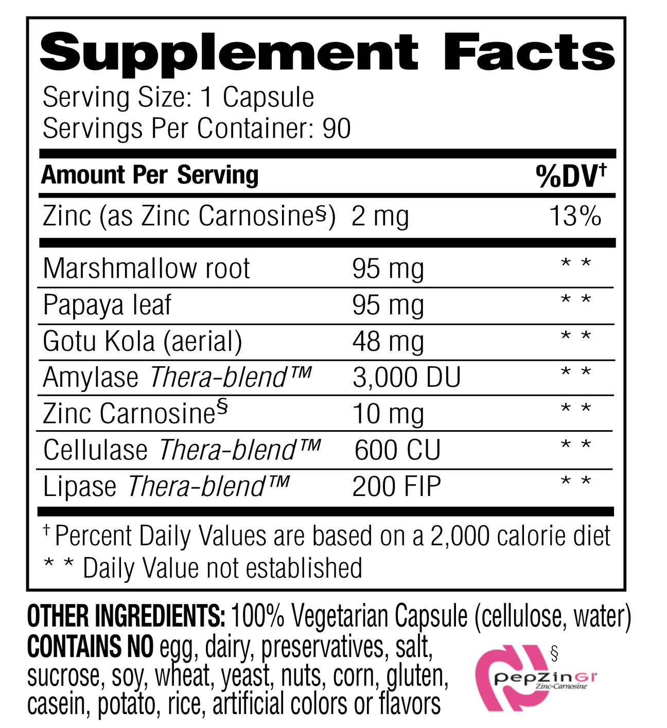 Enzyme Science Acid Calm Capsules 3