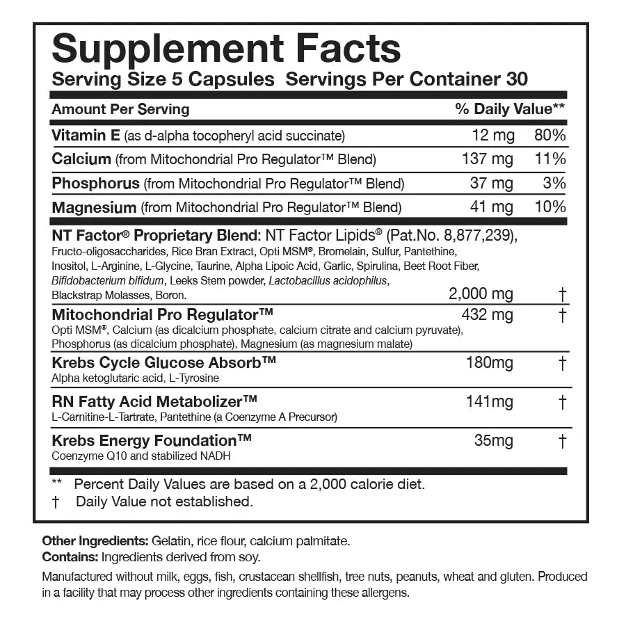 Researched Nutritionals ATP Fuel Capsules 5