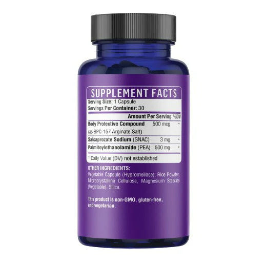 Healthgevity BPC + PEA 500 Capsules 3
