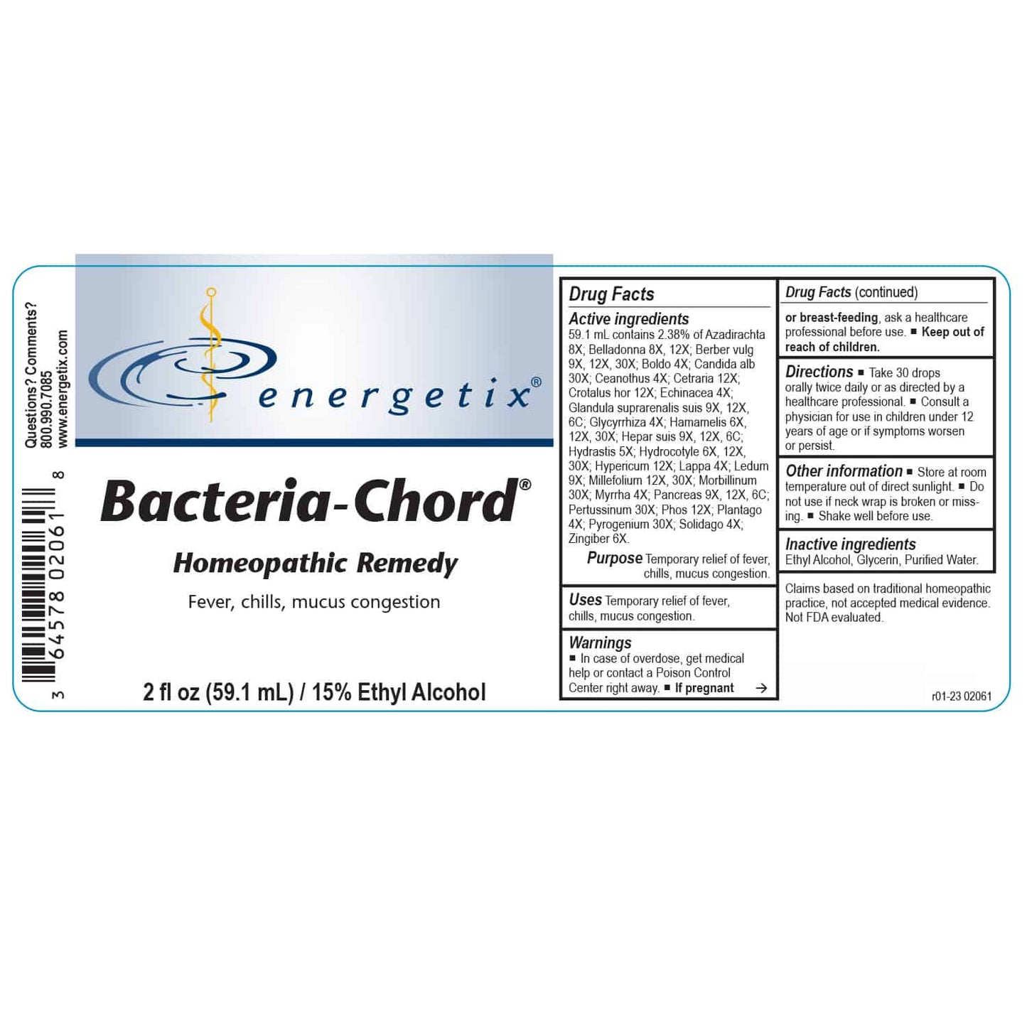 Energetix Bacteria-Chord Liquid 2