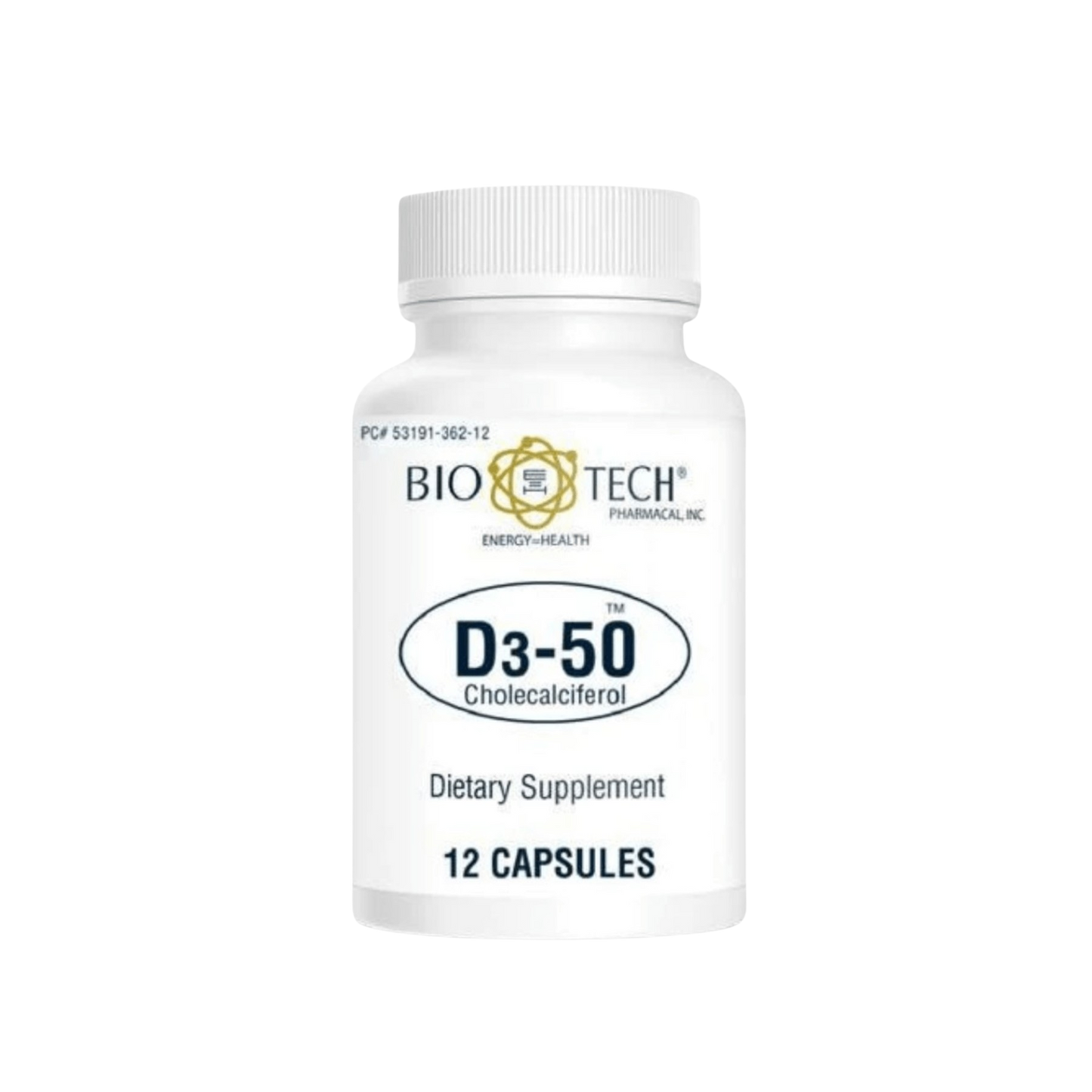BioTech D3-50 Cholecalciferol Capsules 1