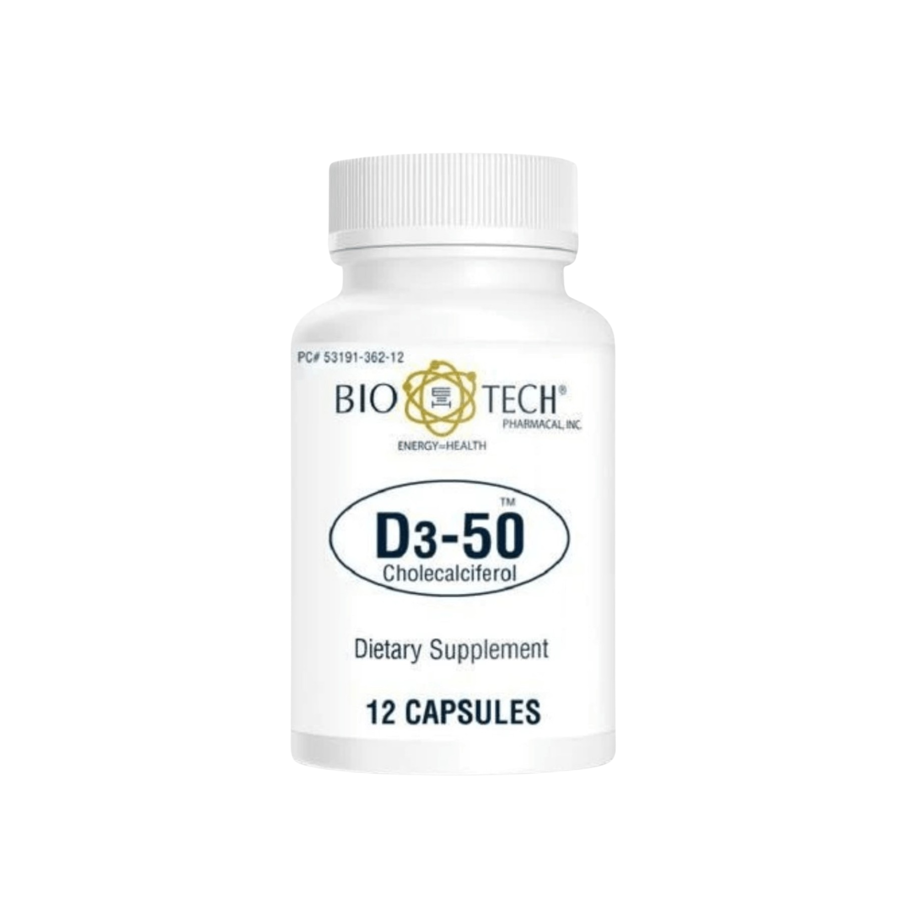 BioTech D3-50 Cholecalciferol Capsules 1