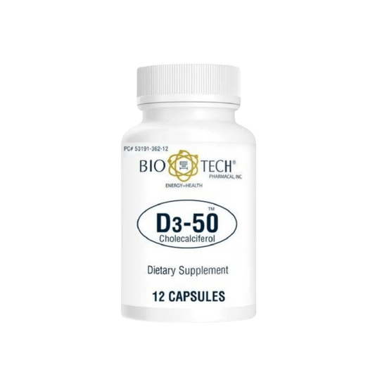 BioTech D3-50 Cholecalciferol Capsules 1