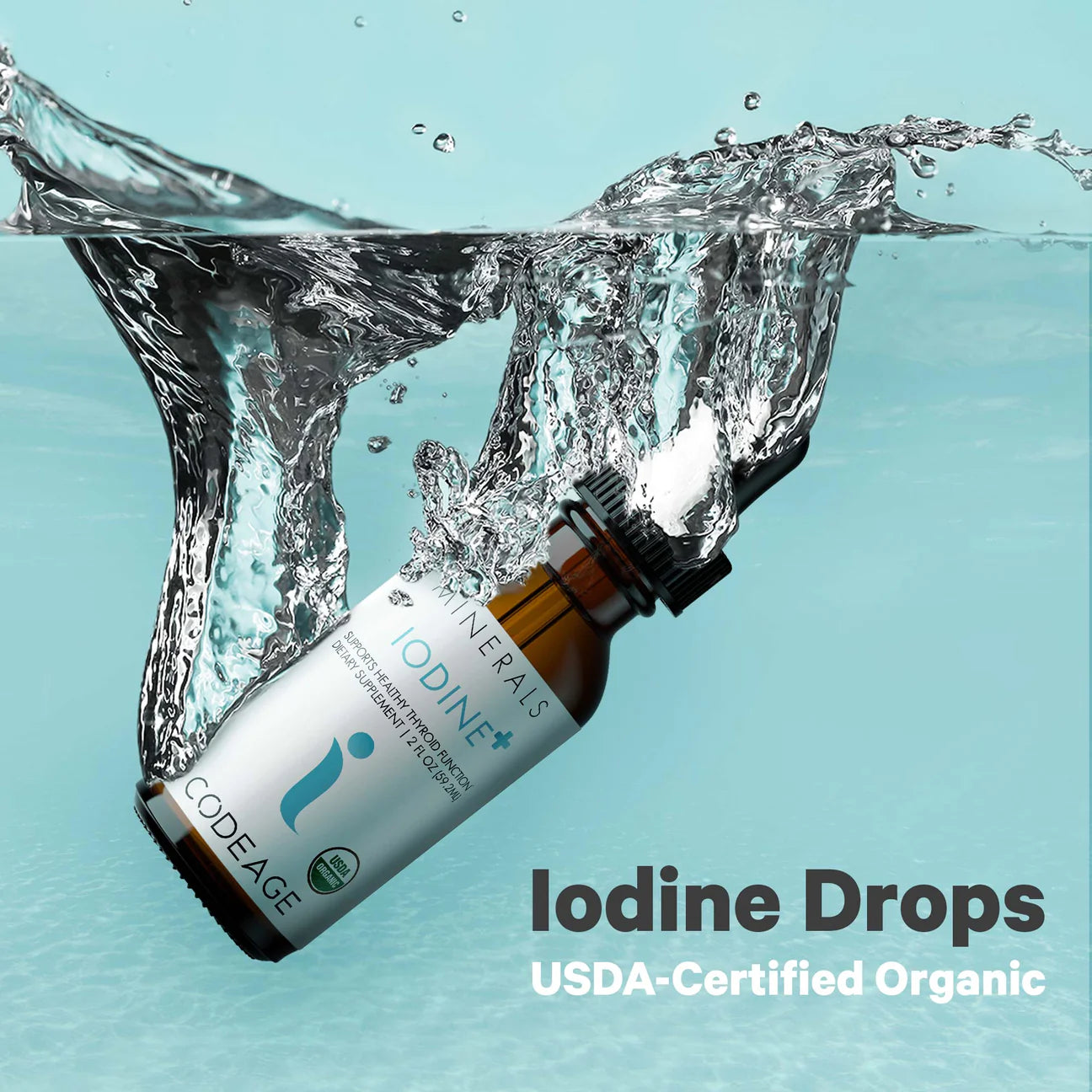 CodeAge Organic Iodine+ Liquid 3