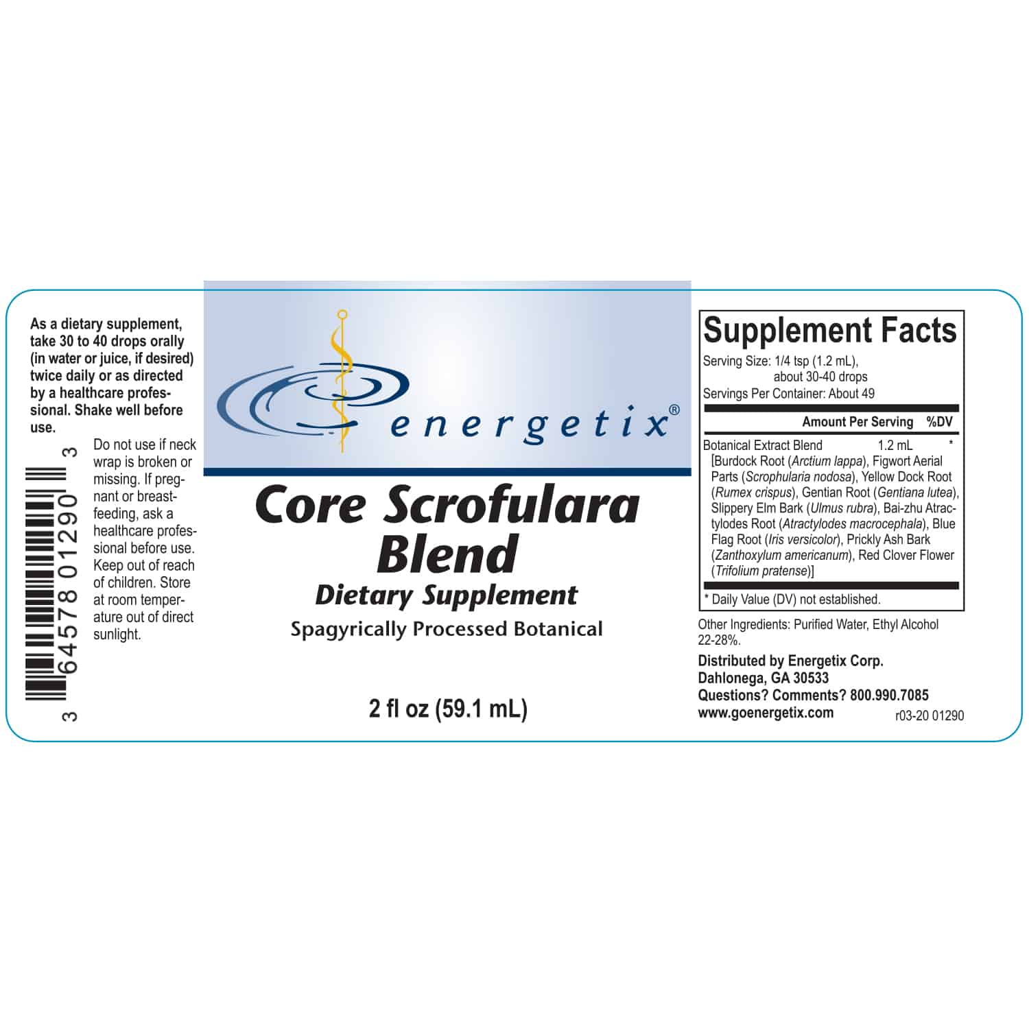 Energetix Core Scrofulara Blend Liquid 2