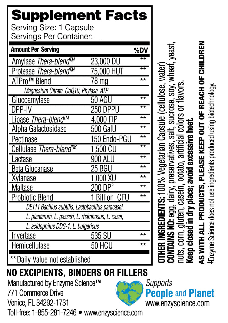 Enzyme Science Critical Digestion Capsules 3