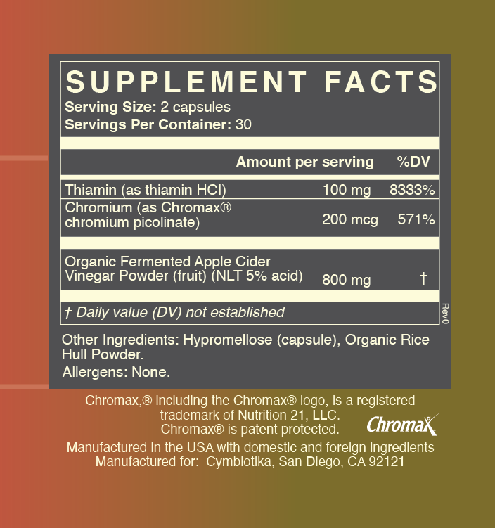 Cymbiotika Apple Cider Vinegar Capsules 3