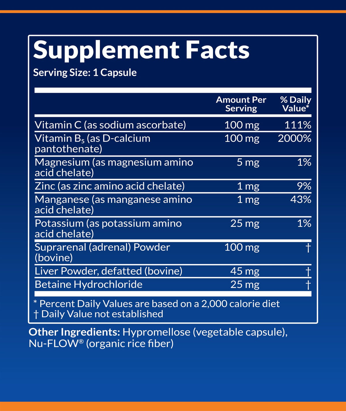 Endo-met Laboratories Endo-Dren Adrenal Capsules