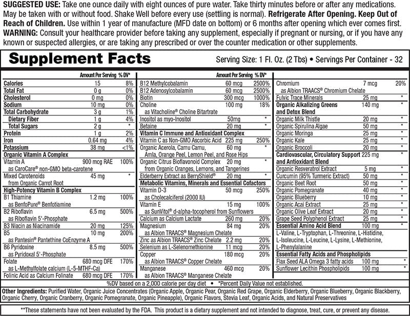Mother Earth Labs Essential Multivitamins Liquid 2