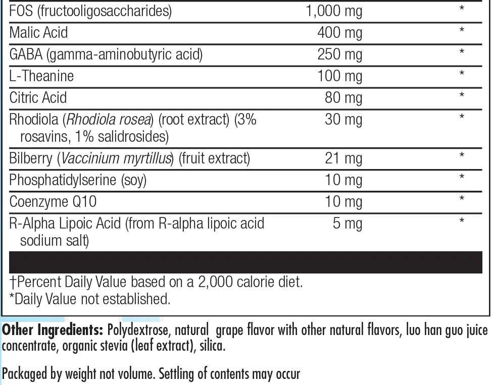 Nutra Biogenesis Focus Fizz Powder 3