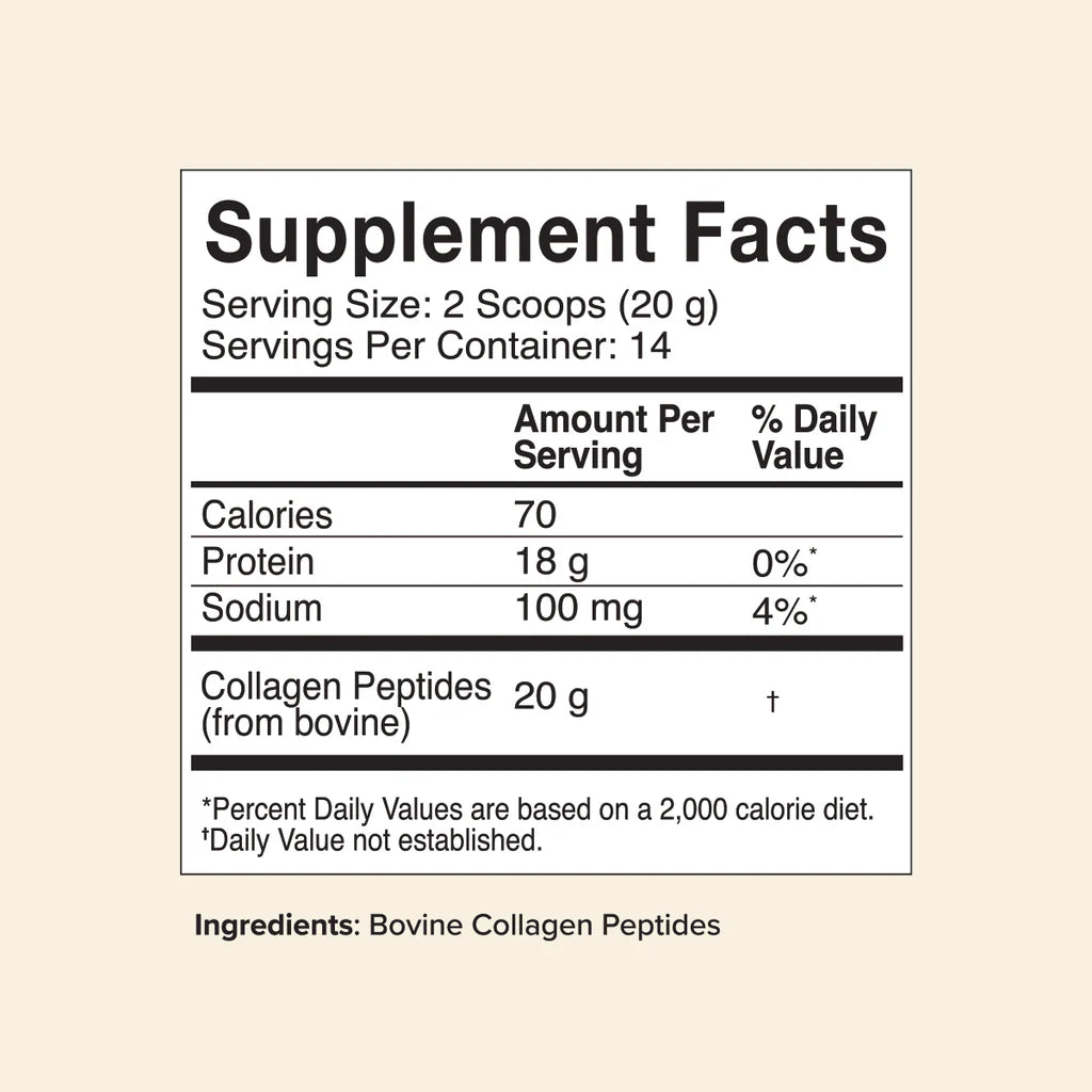 Great Lakes Grass-Fed Bovine Collagen Peptides Powder 2