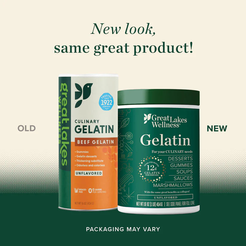 Great Lakes Wellness Grass-Fed Beef Gelatin Powder 1