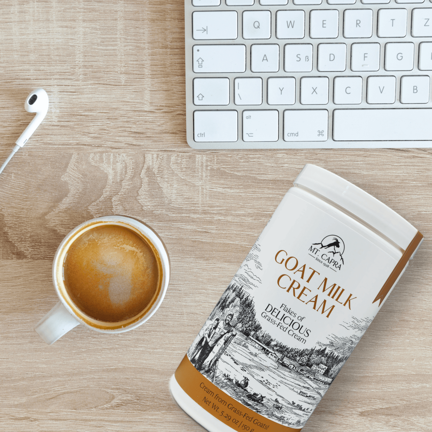 Mt. Capra Dehydrated Goat Milk Cream Flakes 2