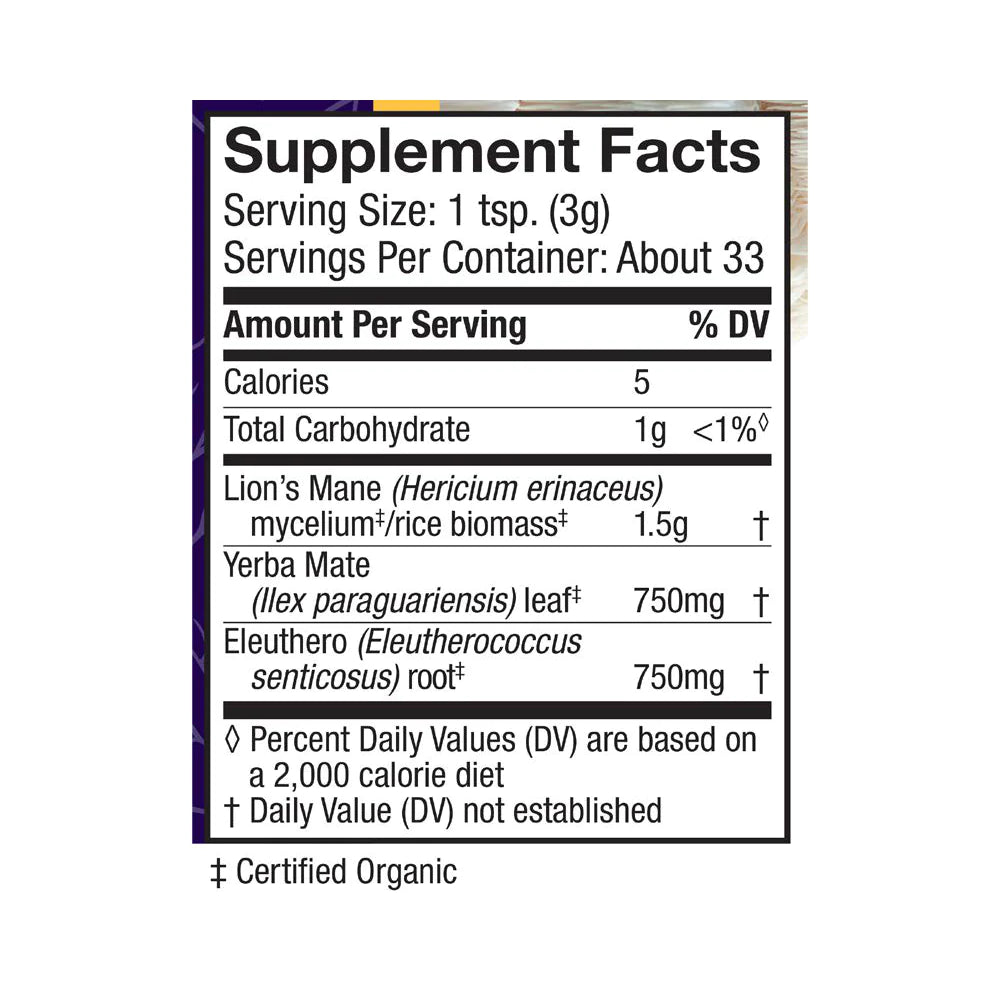 Host Defense Brain Energy Powder 2