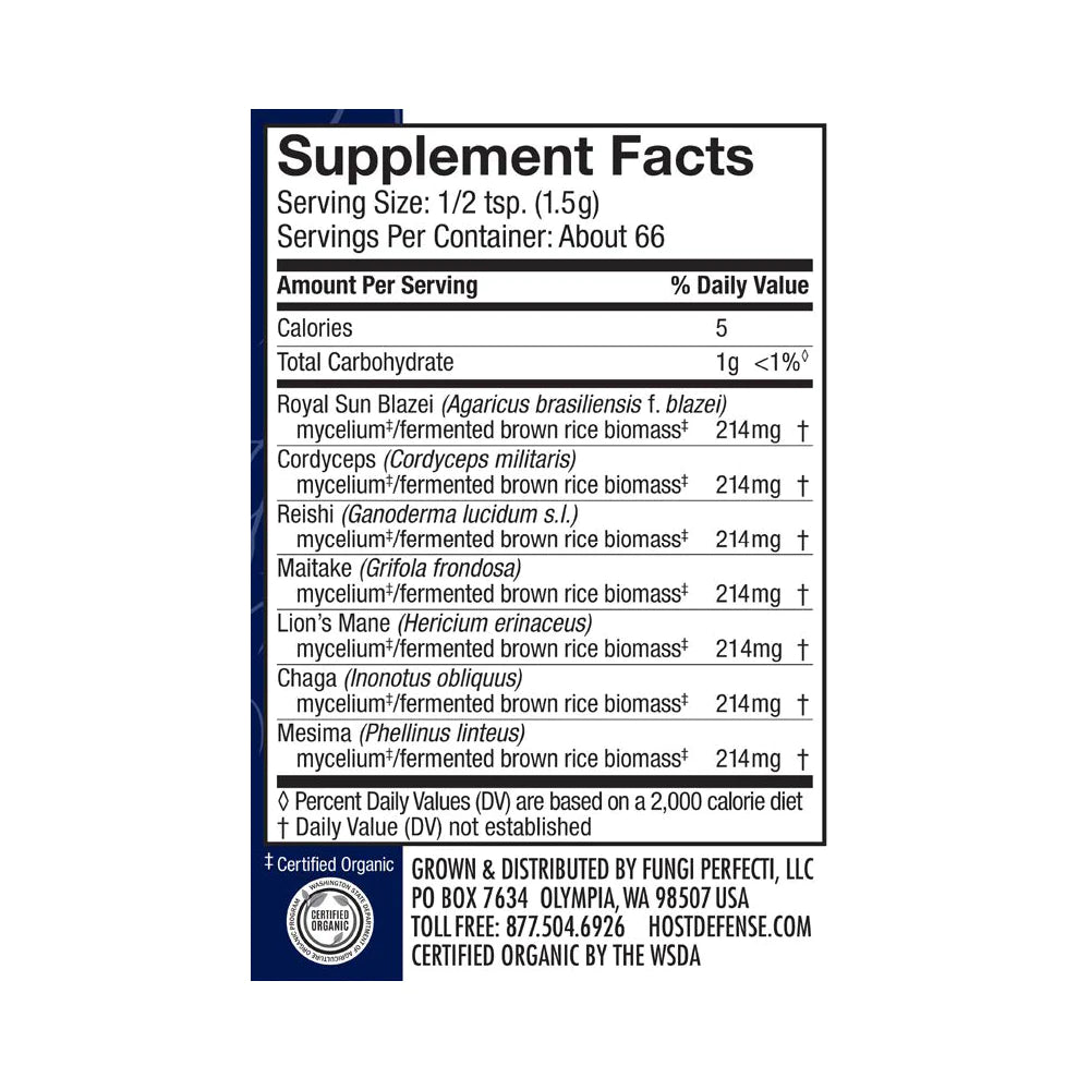 Host Defense Stamets 7 Mushroom Powder 2