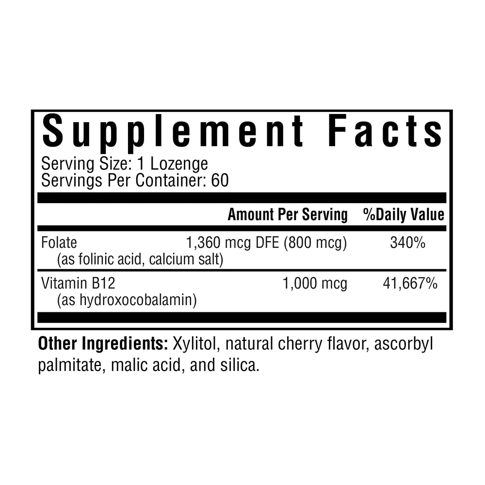 Seeking Health Hydroxo B12 with Folinic Acid Lozenges 4