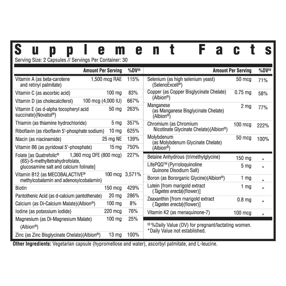 Seeking Health Prenatal Essentials Capsules 5