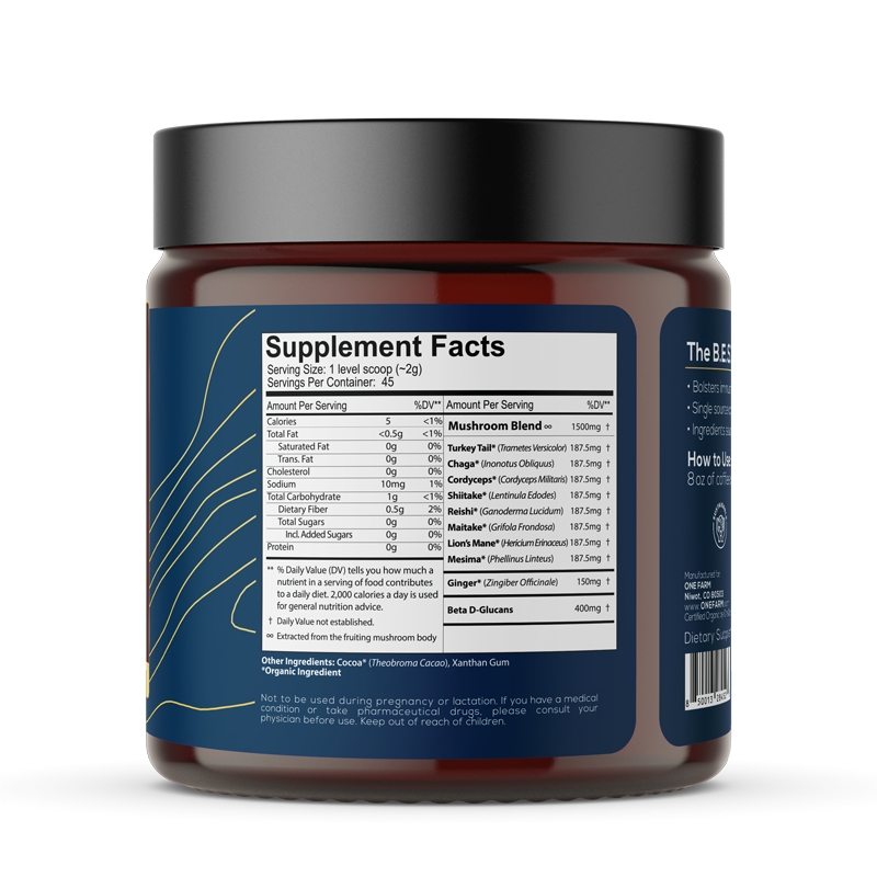 One Farm Daily 8 Mushroom Immunity Boost Cacao 3