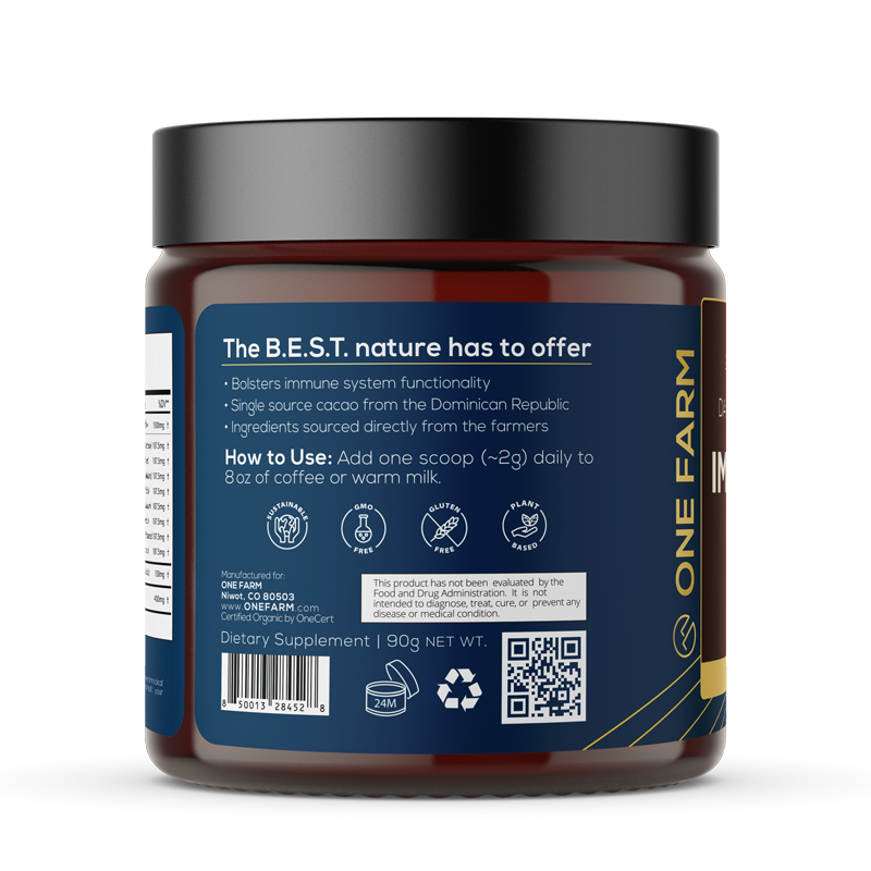 One Farm Daily 8 Mushroom Immunity Boost Cacao 4