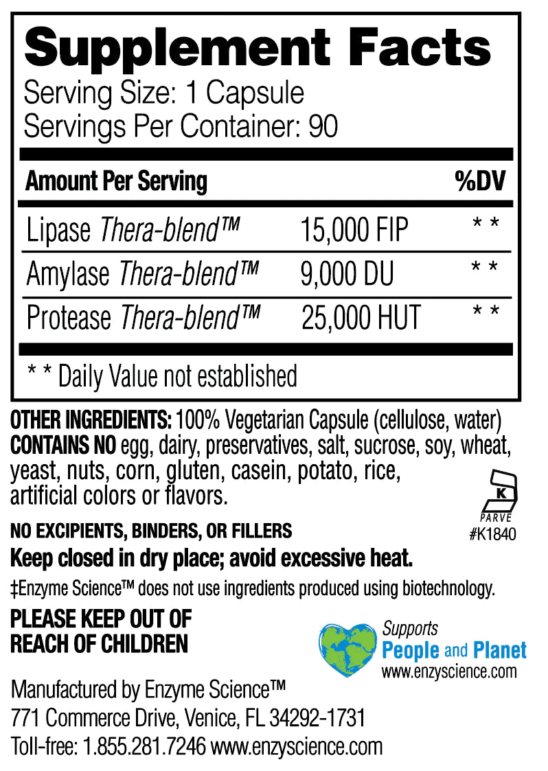 Enzyme Science Lypo Optimize Capsules 3