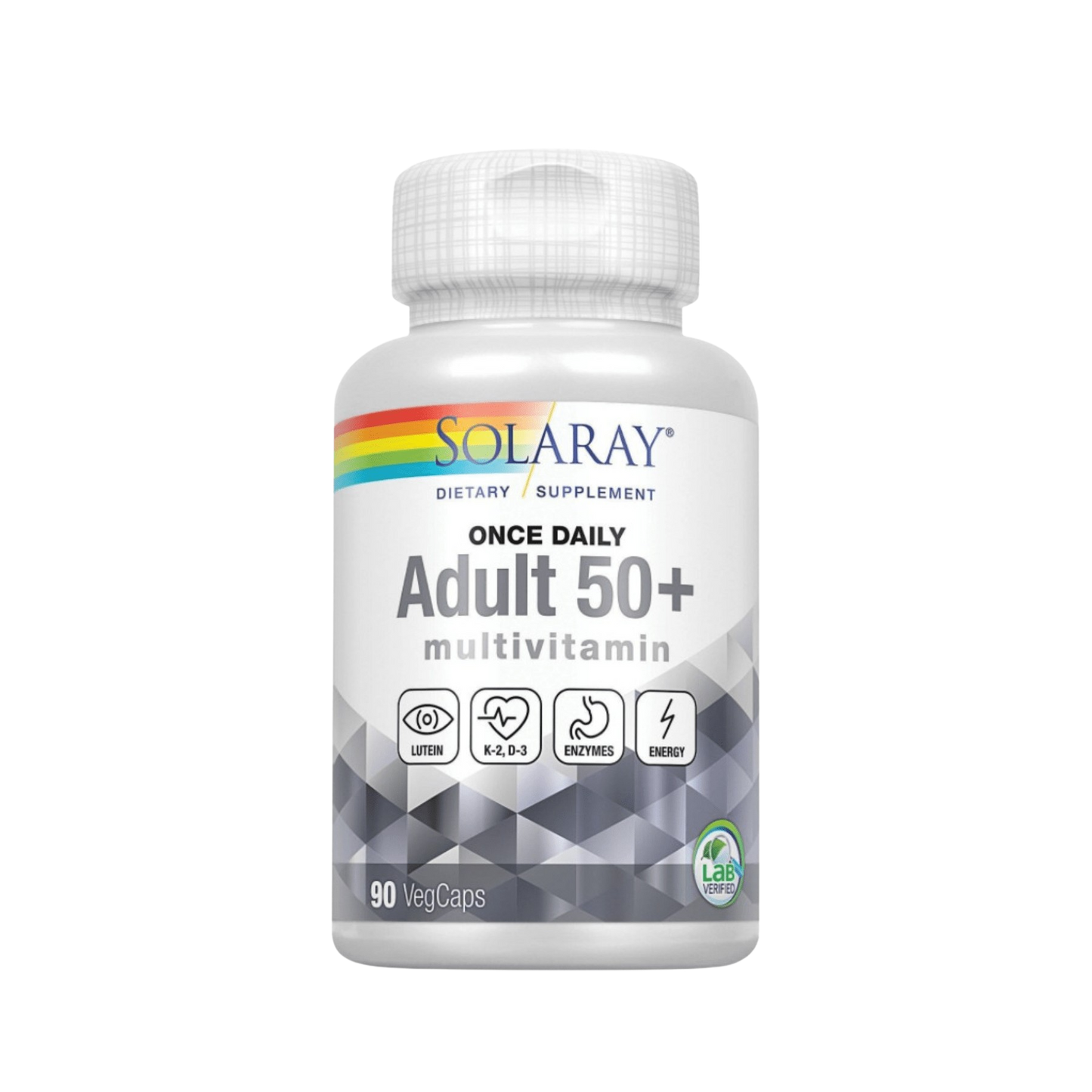 Solaray Once Daily Adult 50+ Multi-Vitamin Capsules 1