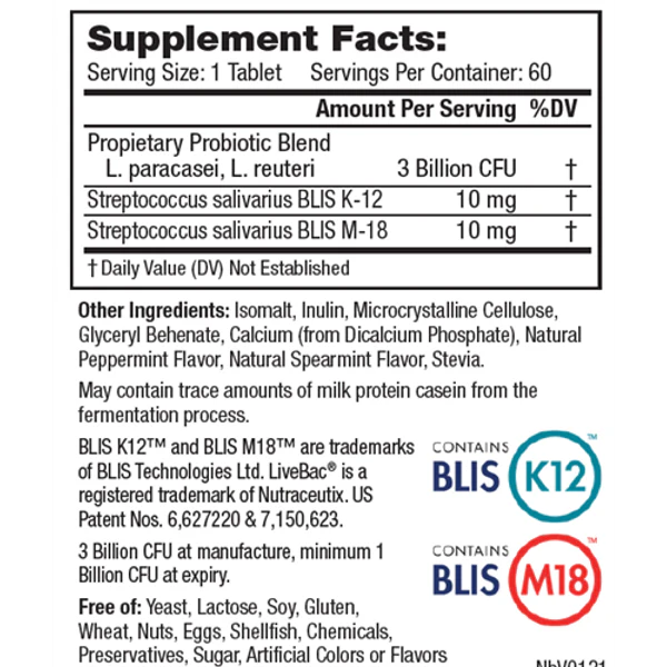 Neurobiologix Probiotic ENT Defend Chewable