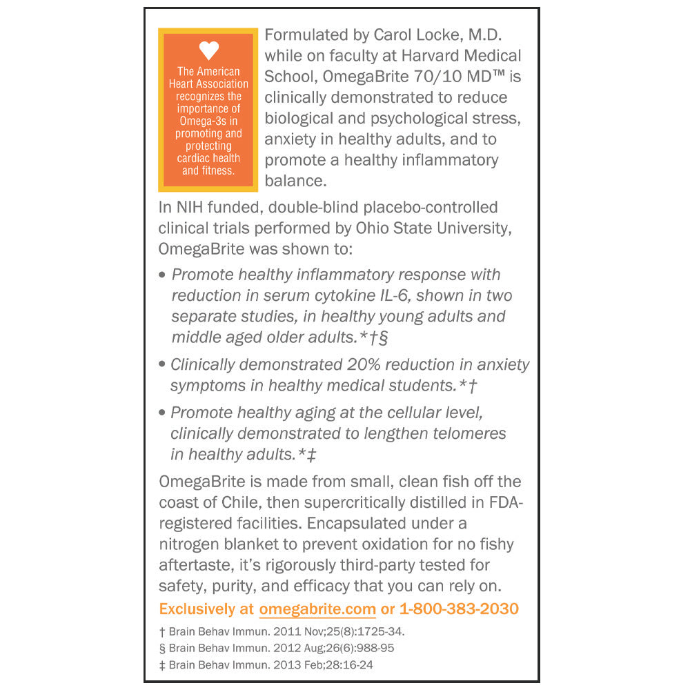 OmegaBrite 70/10 MD Advanced Omega-3 Softgels 5
