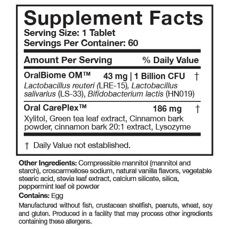 Researched Nutritionals OraMax Tablets 5