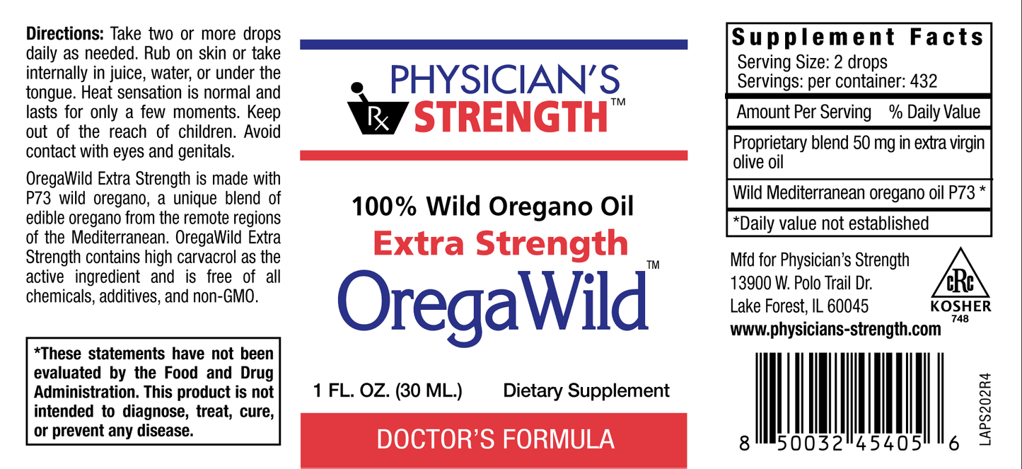 Physician's Strength OregaWild Extra Strength 2