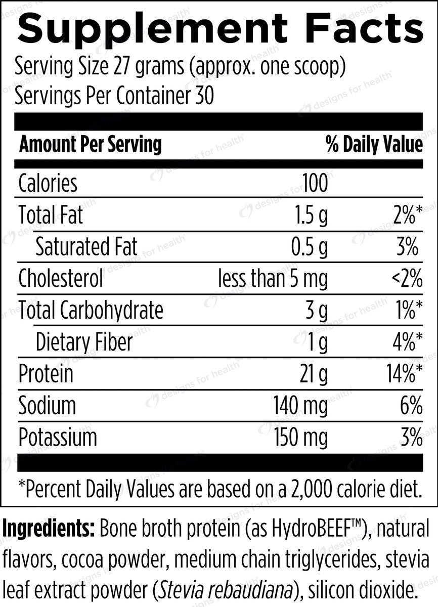 Designs for Health PurePaleo Bone broth Protein Powder