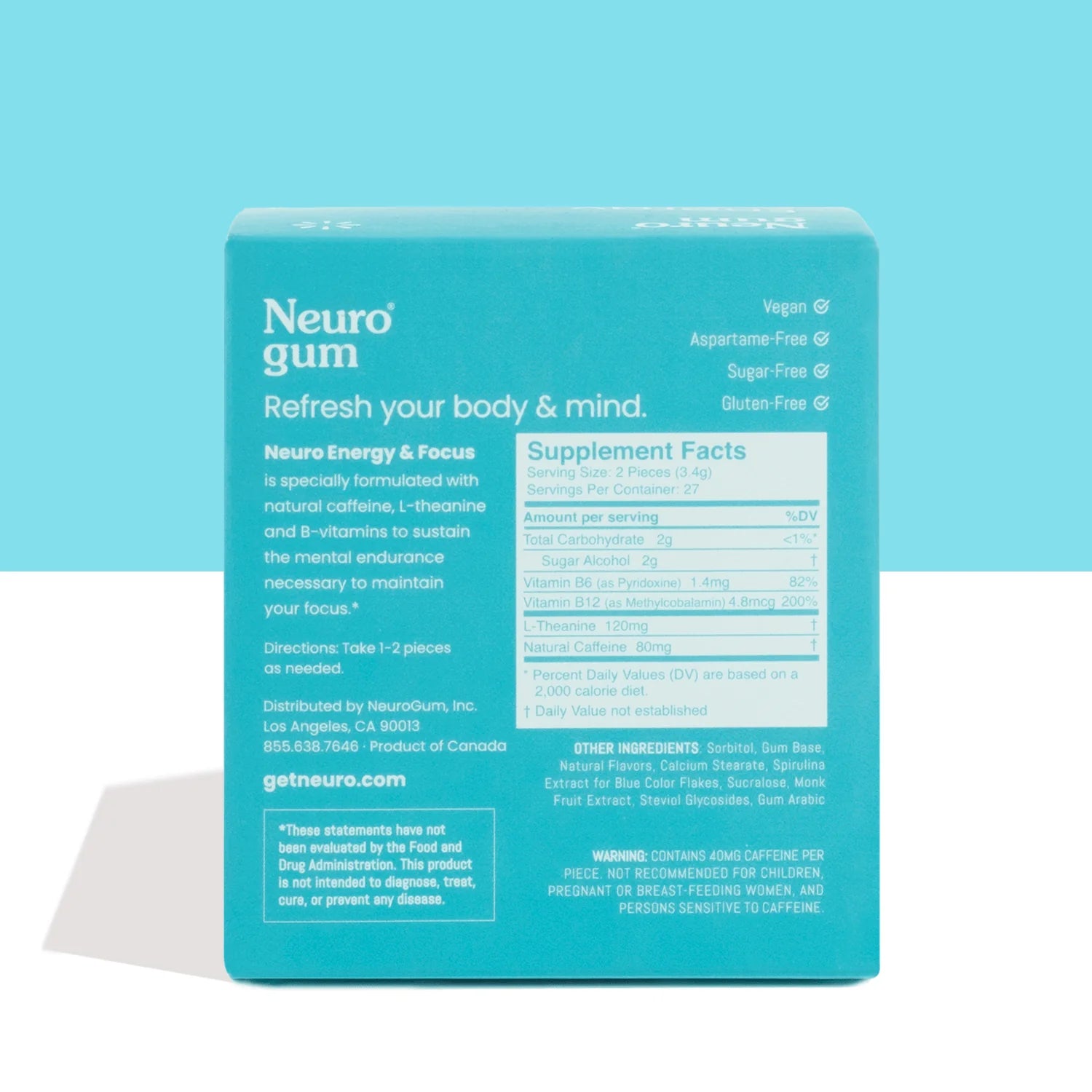 Neuro Gum Energy & Focus 3