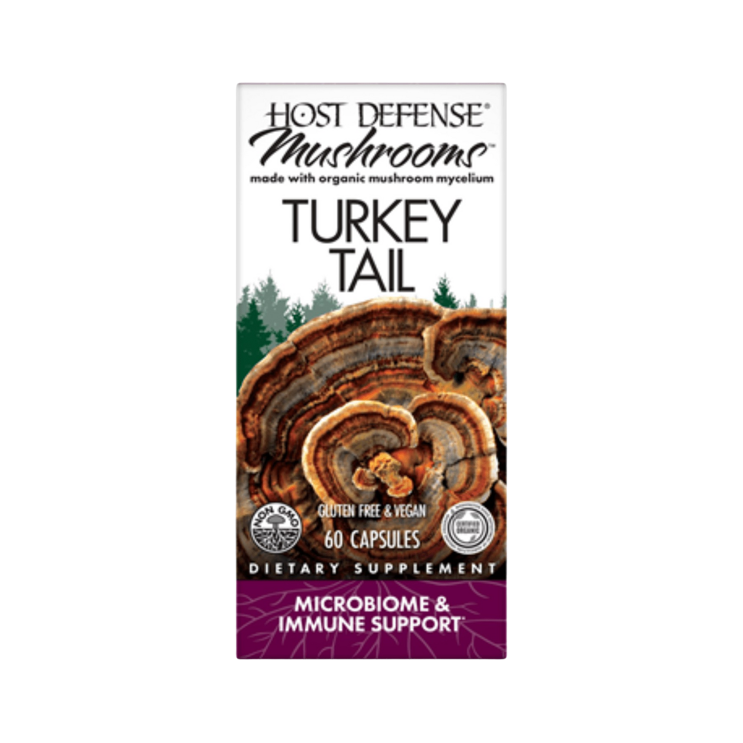 Host Defense Turkey Tail Capsules 1