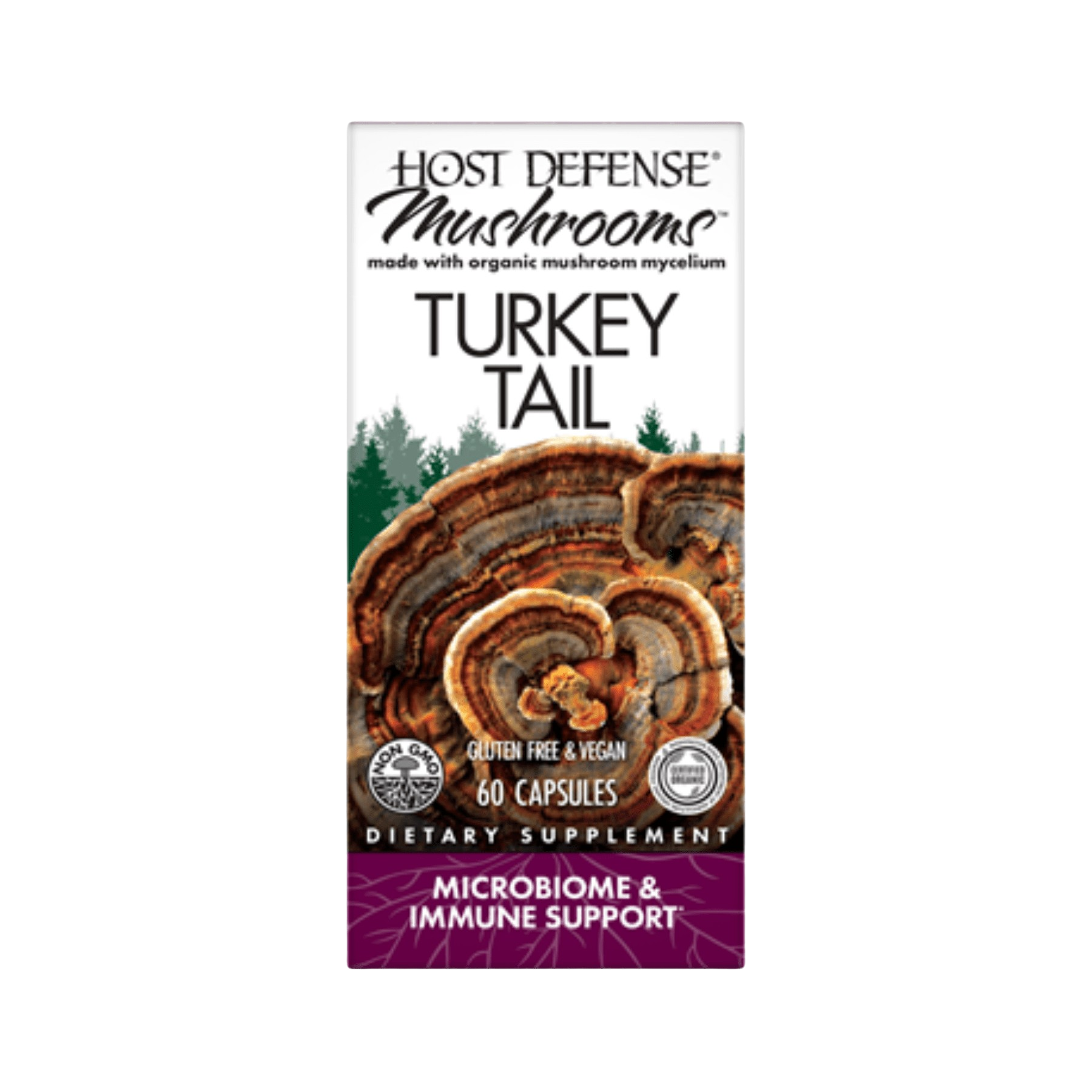 Host Defense Turkey Tail Capsules 1