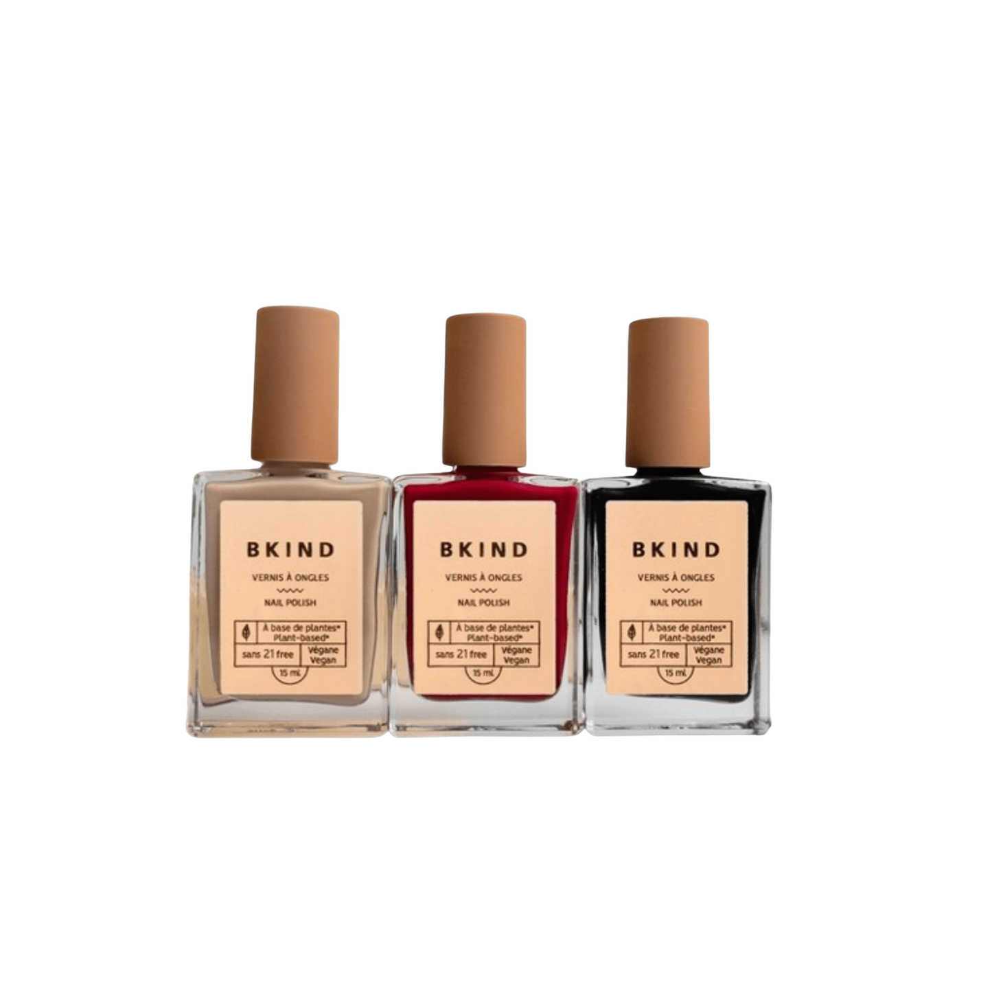 BKIND Nail Polish - The Classics Trio Collection 1