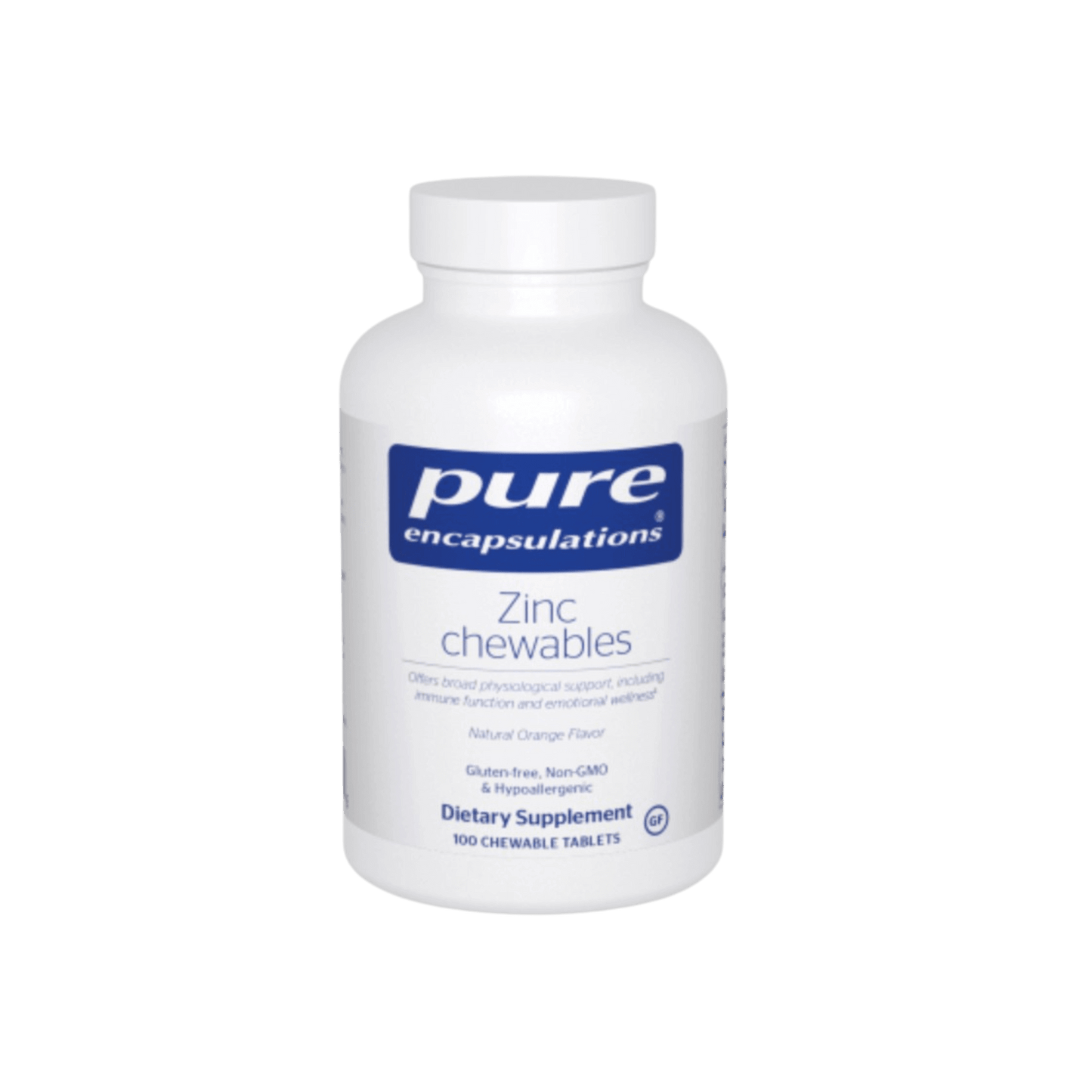 Pure Encapsulations Zinc Chewables
