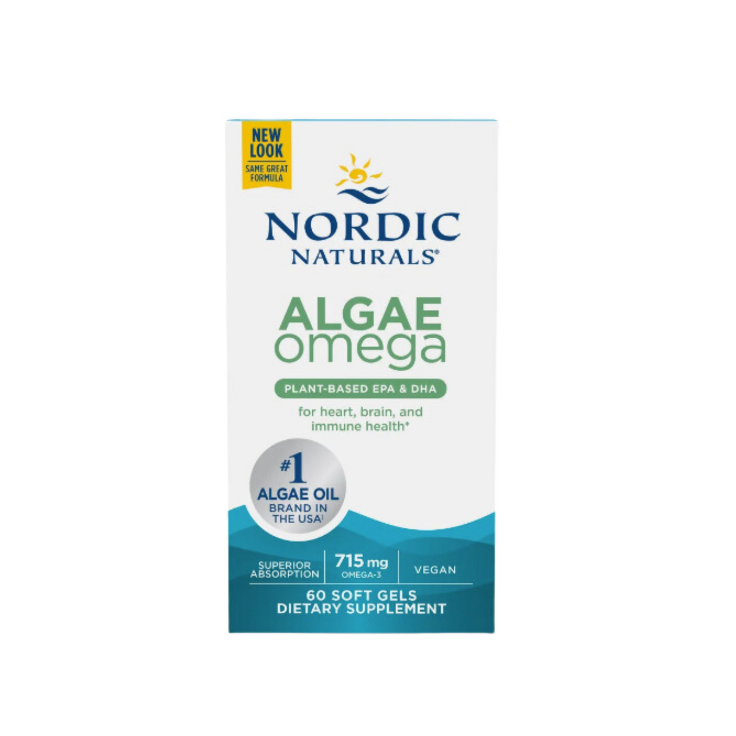 Nordic Naturals Algae DHA - Plant Based softgels