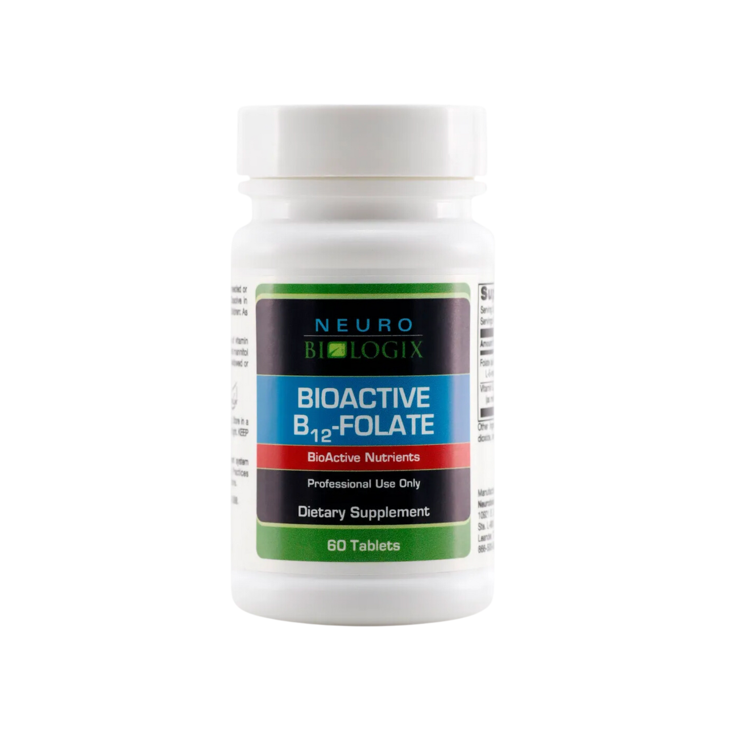 Neurobiologix Bioactive B12-Folate Tablets