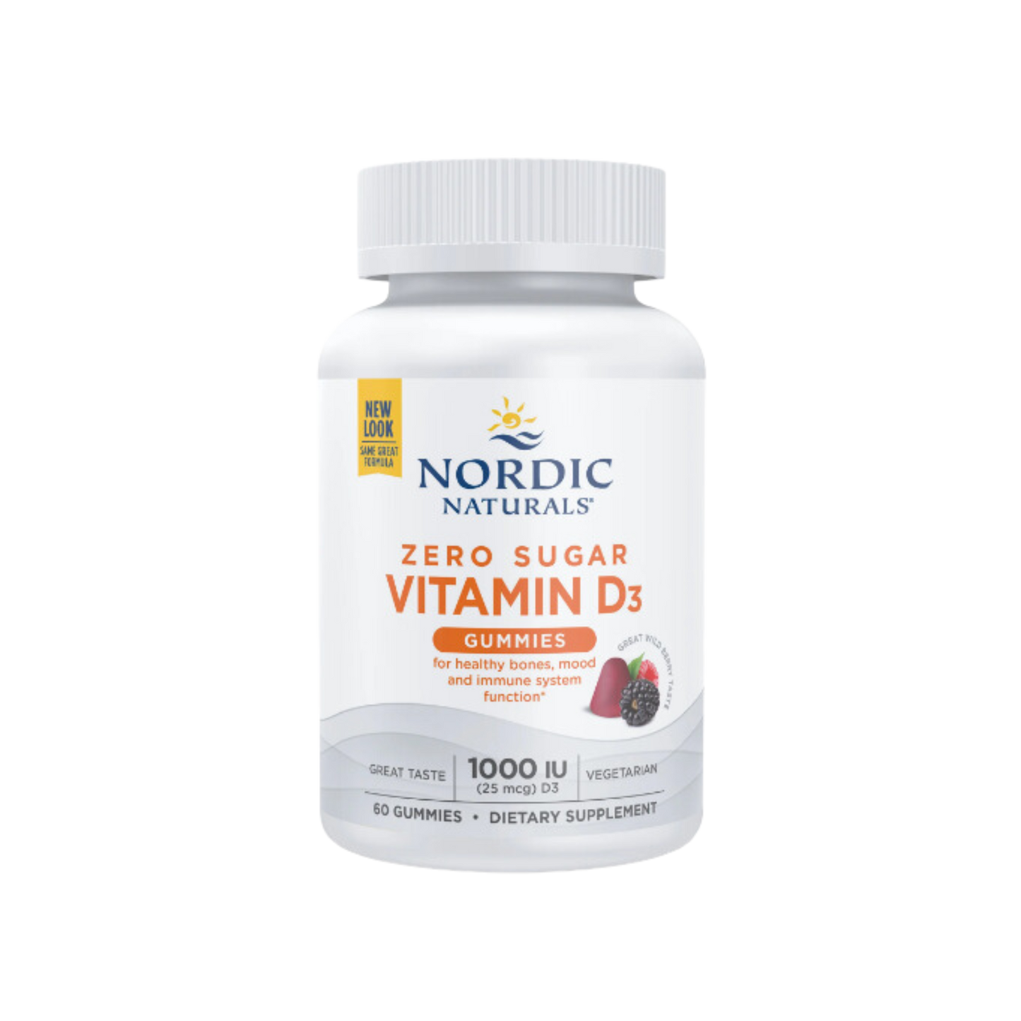 Nordic Naturals Vitamin D3 Gummies- Zero Sugar 1