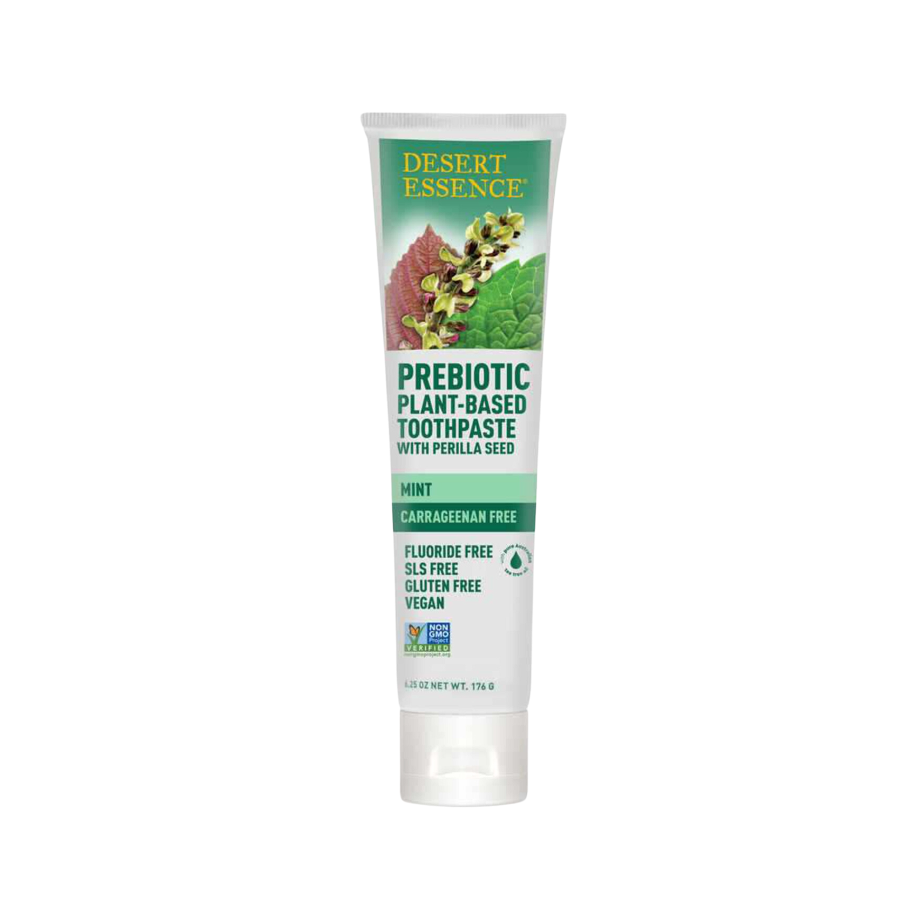 Desert Essence Prebiotic Plant-Based Mint Toothpaste 1