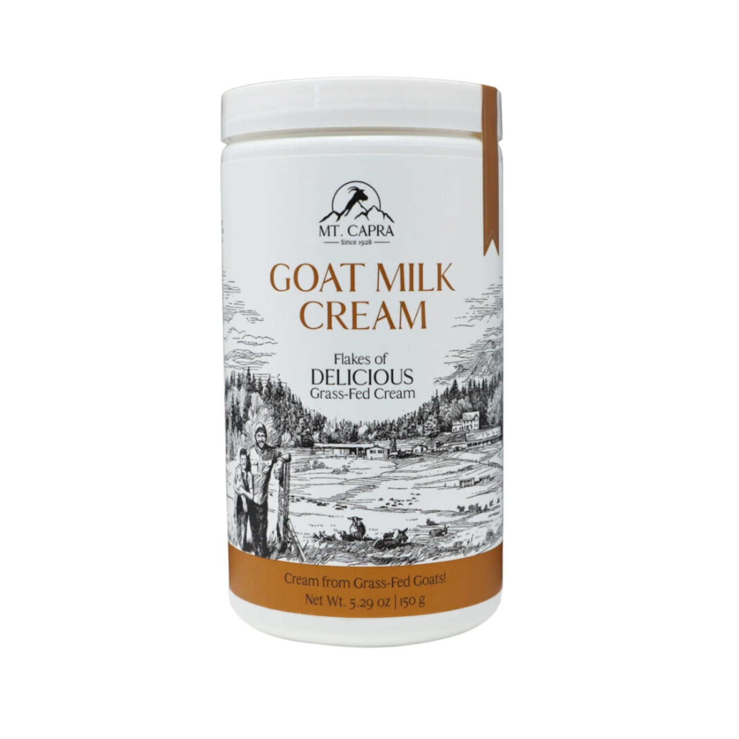 Mt. Capra Dehydrated Goat Milk Cream Flakes 1