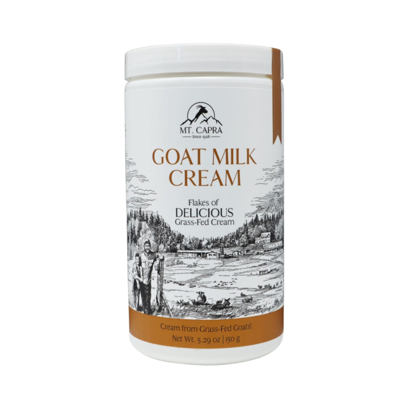 Mt. Capra Dehydrated Goat Milk Cream Flakes