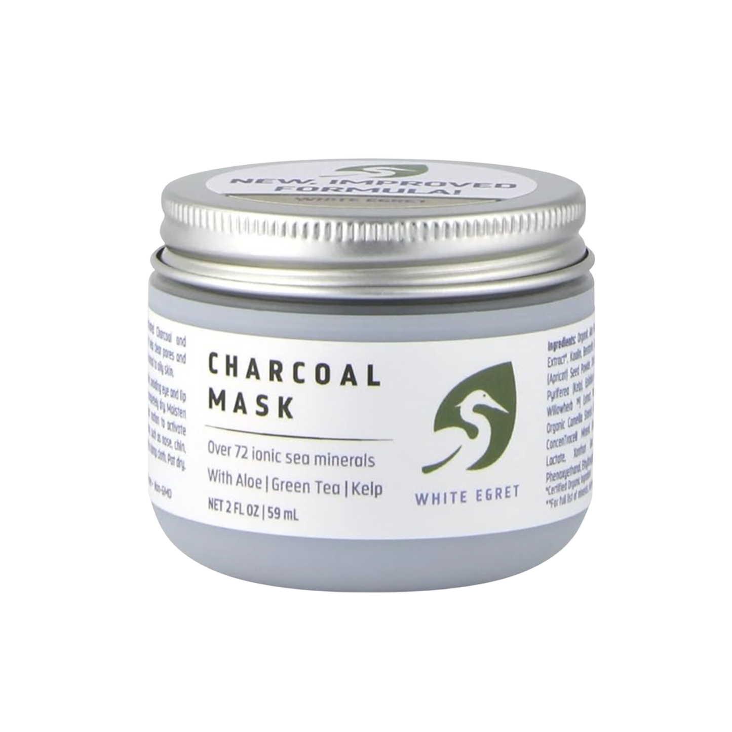 White Egret Charcoal Mask 1