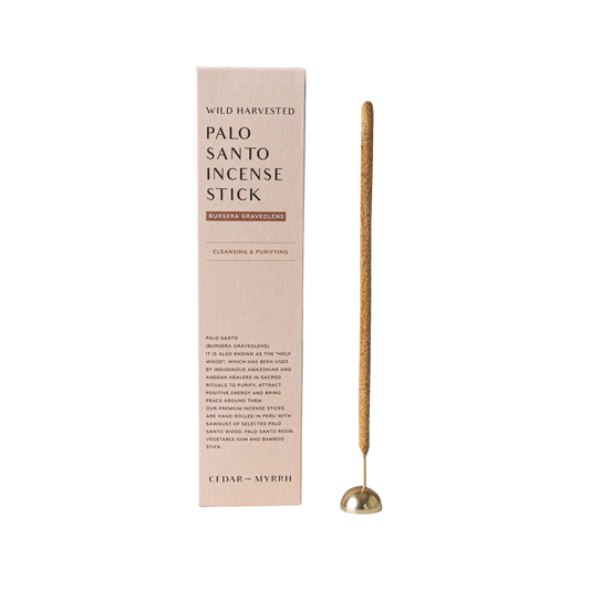 Cedar and Myrrh Palo Santo Incense Stick 1