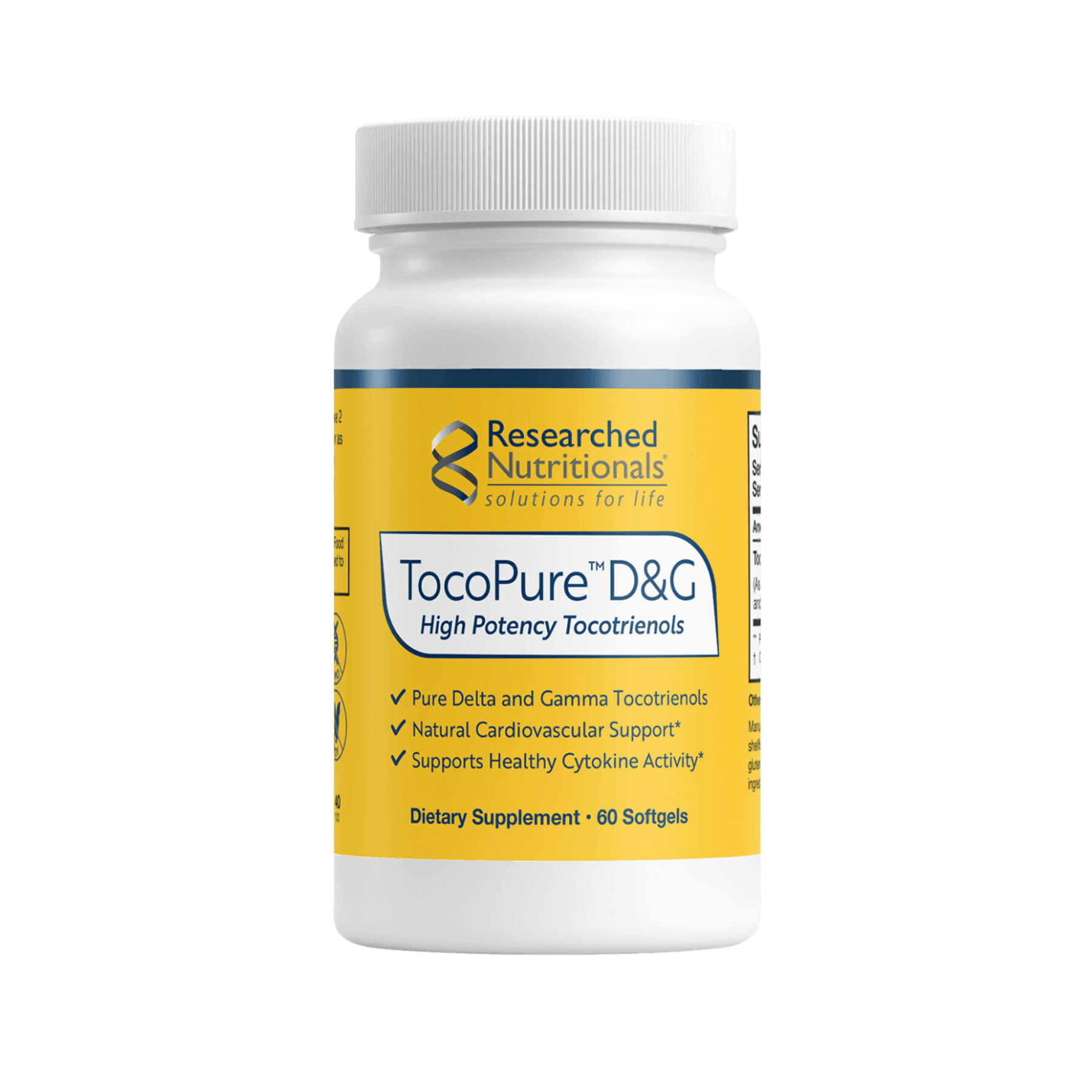 Researched Nutritionals TocoPure D&G softgels