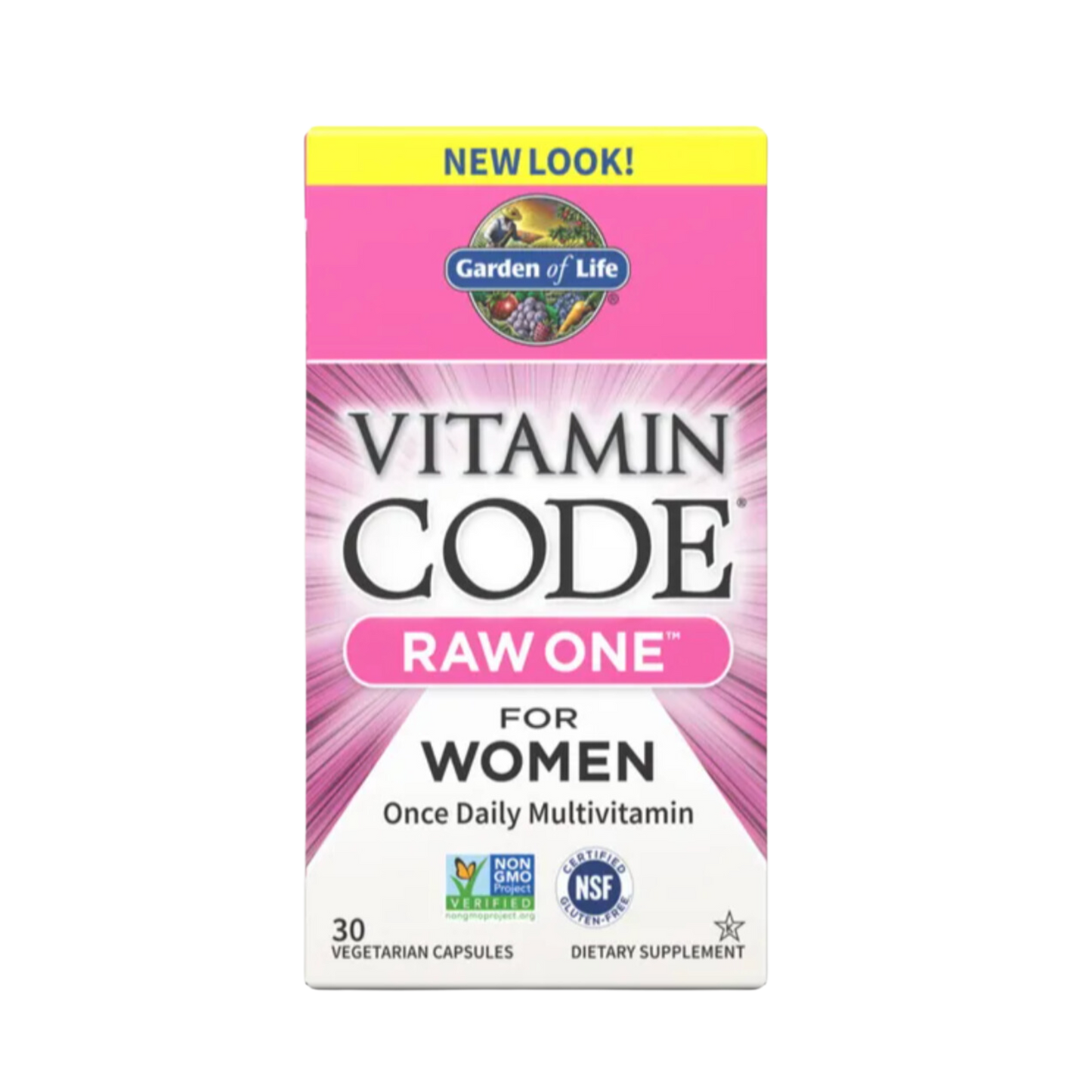 Garden Of Life Vitamin Code Multivitamin Raw One for Women Capsules 1