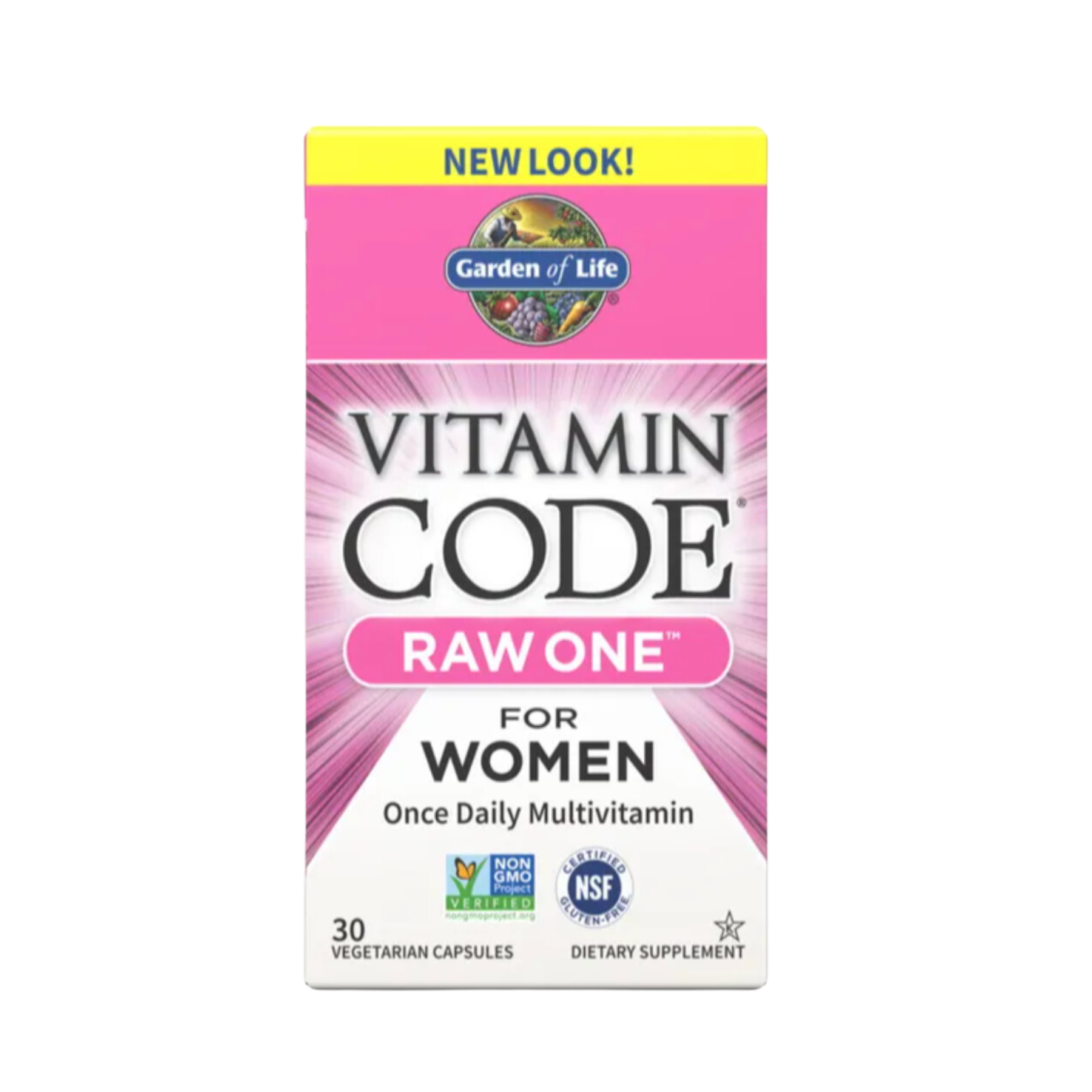Garden Of Life Vitamin Code Multivitamin Raw One for Women Capsules 1