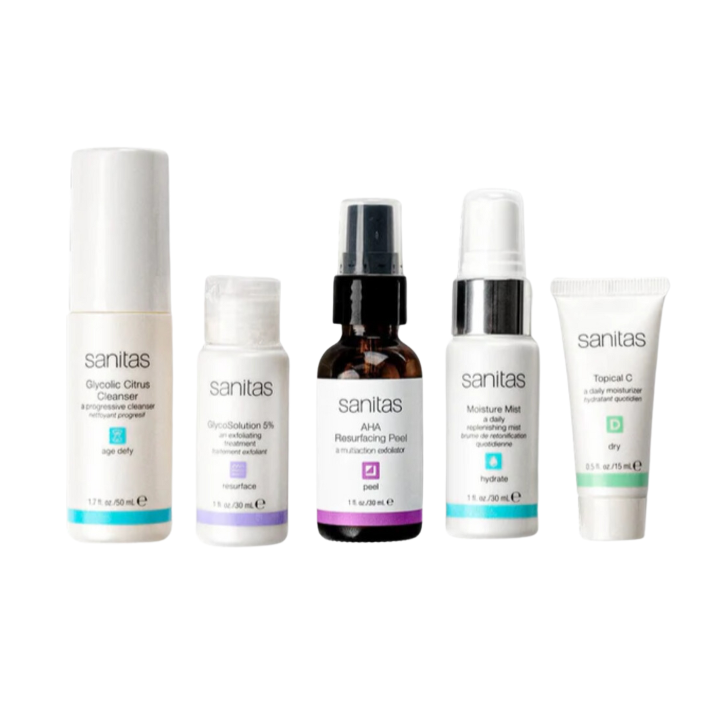 Sanitas AHA Resurfacing Peel Kit 1