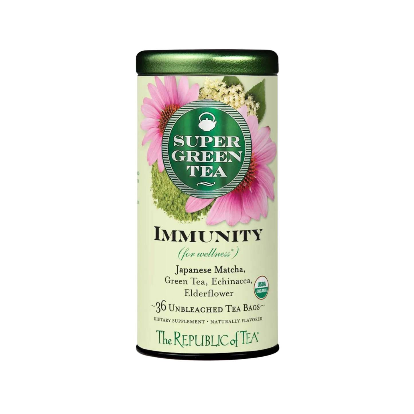The Republic of Tea Organic Immunity SuperGreen Tea 1