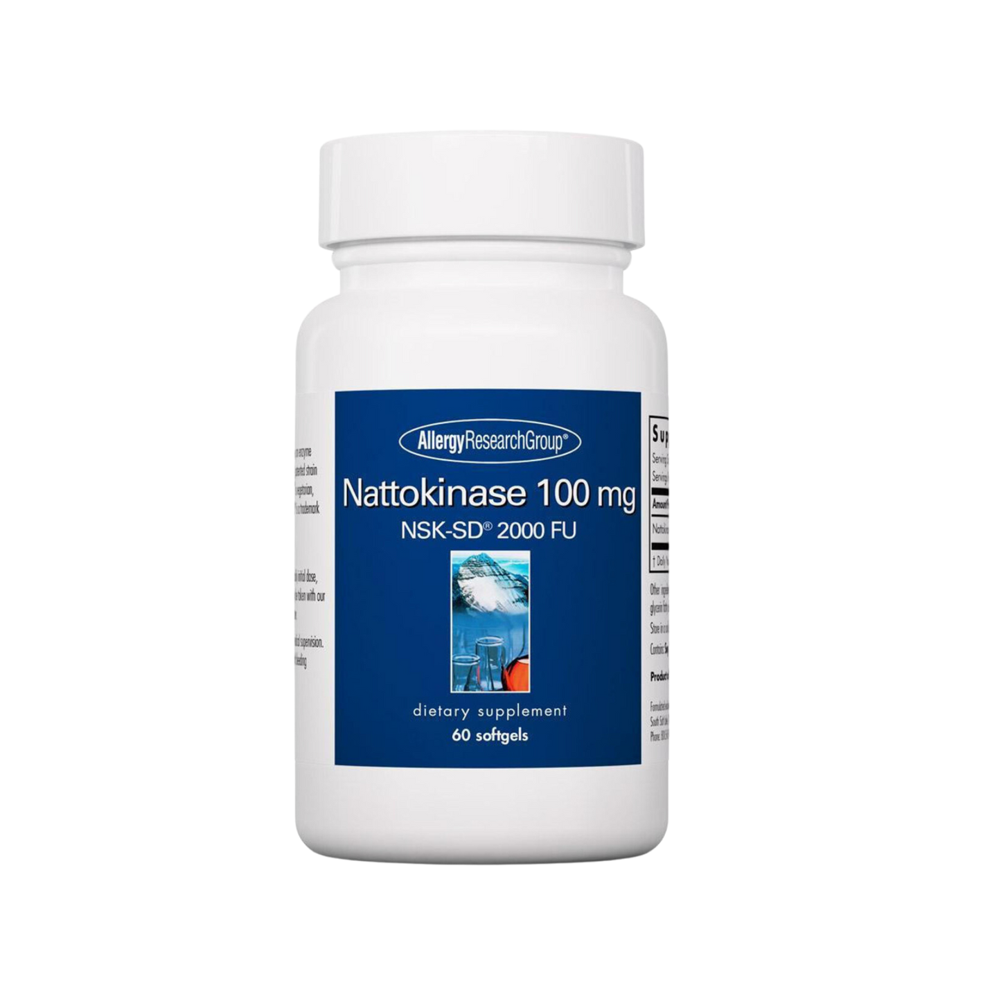 Allergy Research Group Nattokinase 100mg Softgels 1