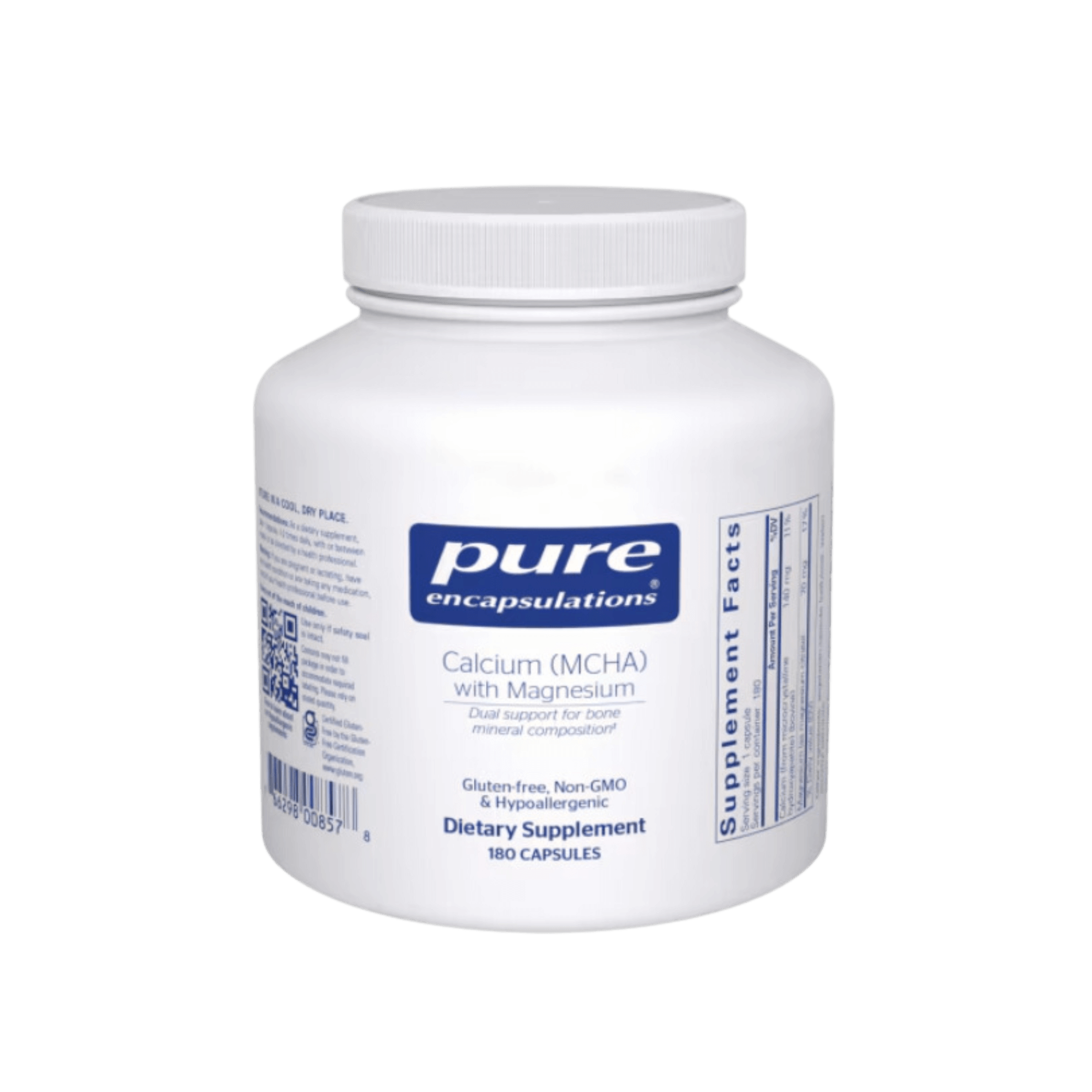 Pure Encapsulations Calcium (MCHA) With Magnesium Capsules 1